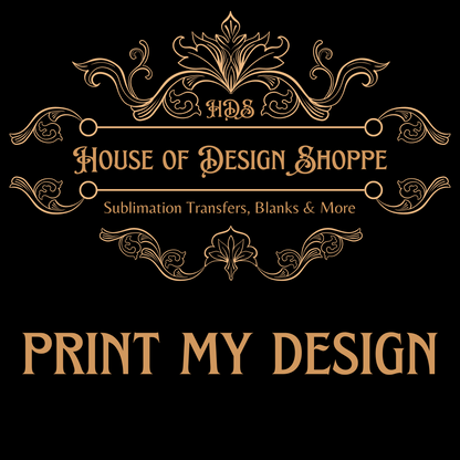 Print My Design Custom Printing Order Ready to Press Sublimation Transfers