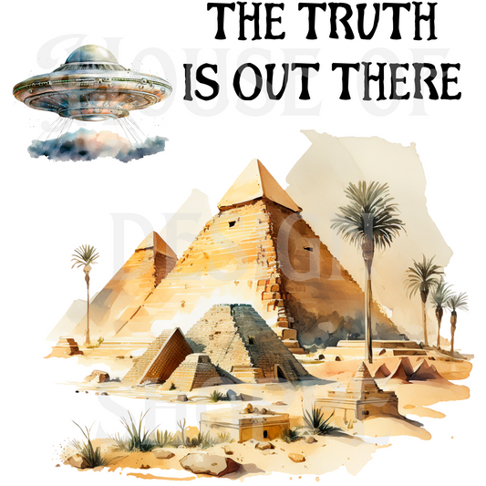 Ready to Press Sublimation Transfers up to 13"x19" The Truth is Out There