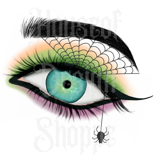 Ready to Press Sublimation Transfers up to 13"x19" Spider Eye/Halloween
