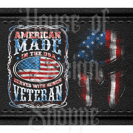 Ready to Press Sublimation Transfers up to 13"x19" American Made Veteran