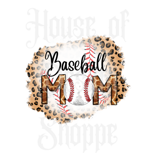 Ready to Press Sublimation Transfers up to 13"x19" Baseball Mom
