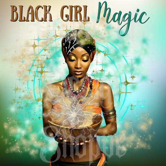 PNG FILE DIGITAL DOWNLOAD Black Girl Magic