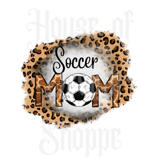 Ready to Press Sublimation Transfers up to 13"x19" Soccer Mom