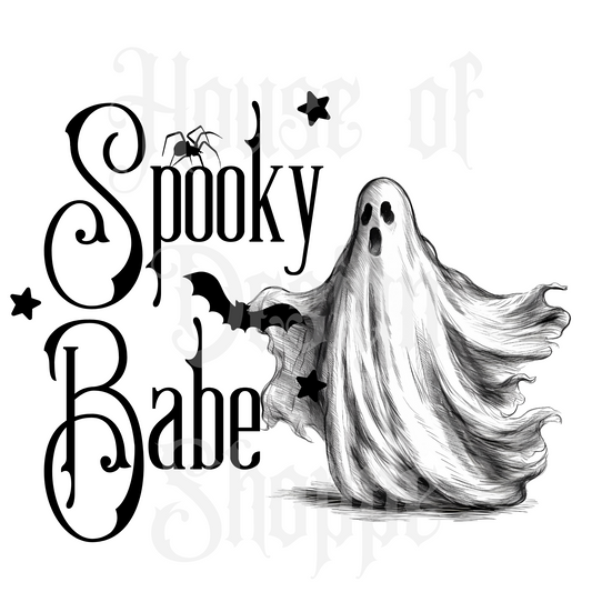 PNG FILE DIGITAL DOWNLOAD Spooky Babe